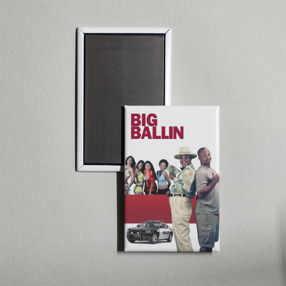 Big Ball'n Mini Movie Fridge Magnet