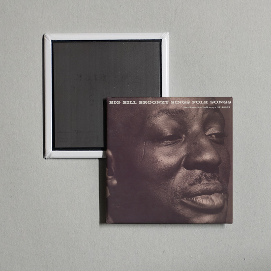 Big Bill Broonzy - Big Bill Broonzy Sings Folk Songs Album Cover Fridge Magnet