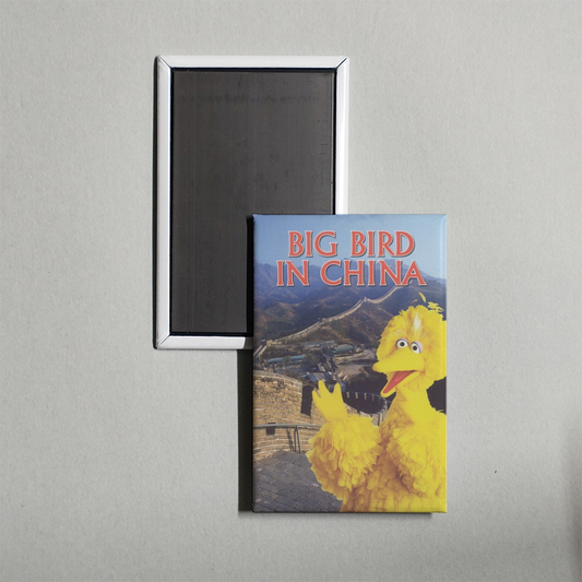 Big Bird in China Mini Movie Fridge Magnet