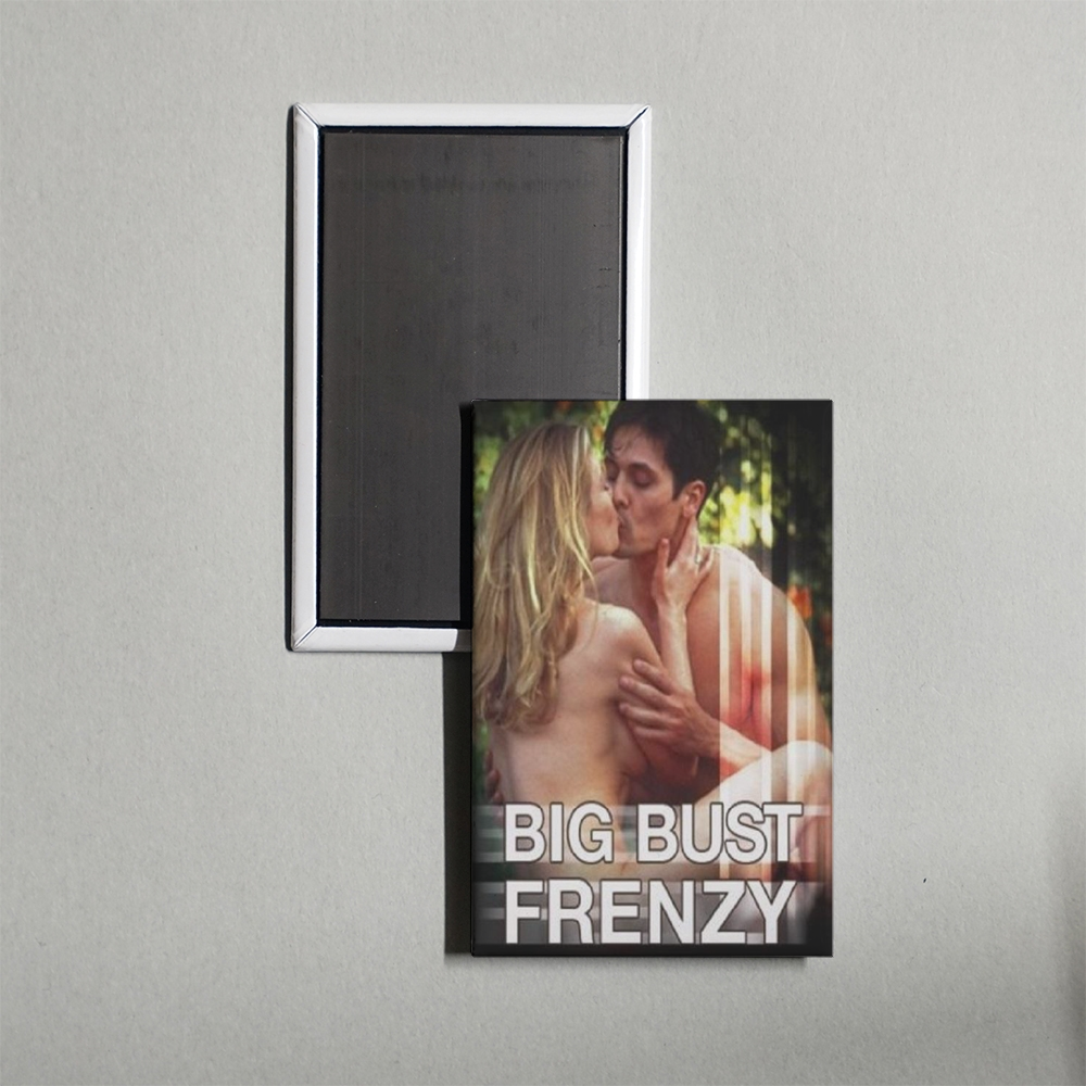 Big Bust Frenzy Mini Movie Fridge Magnet
