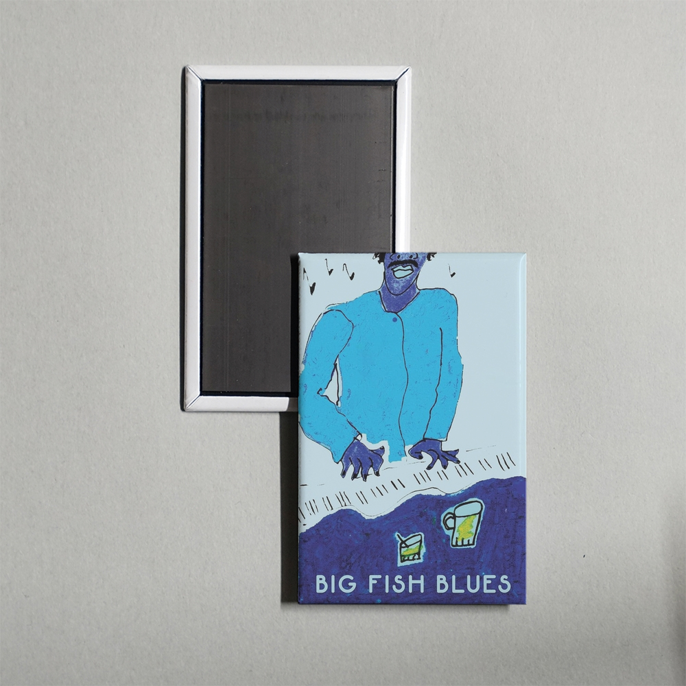 Big Fish Blues Mini Movie Fridge Magnet
