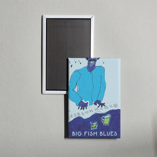 Big Fish Blues Mini Movie Fridge Magnet