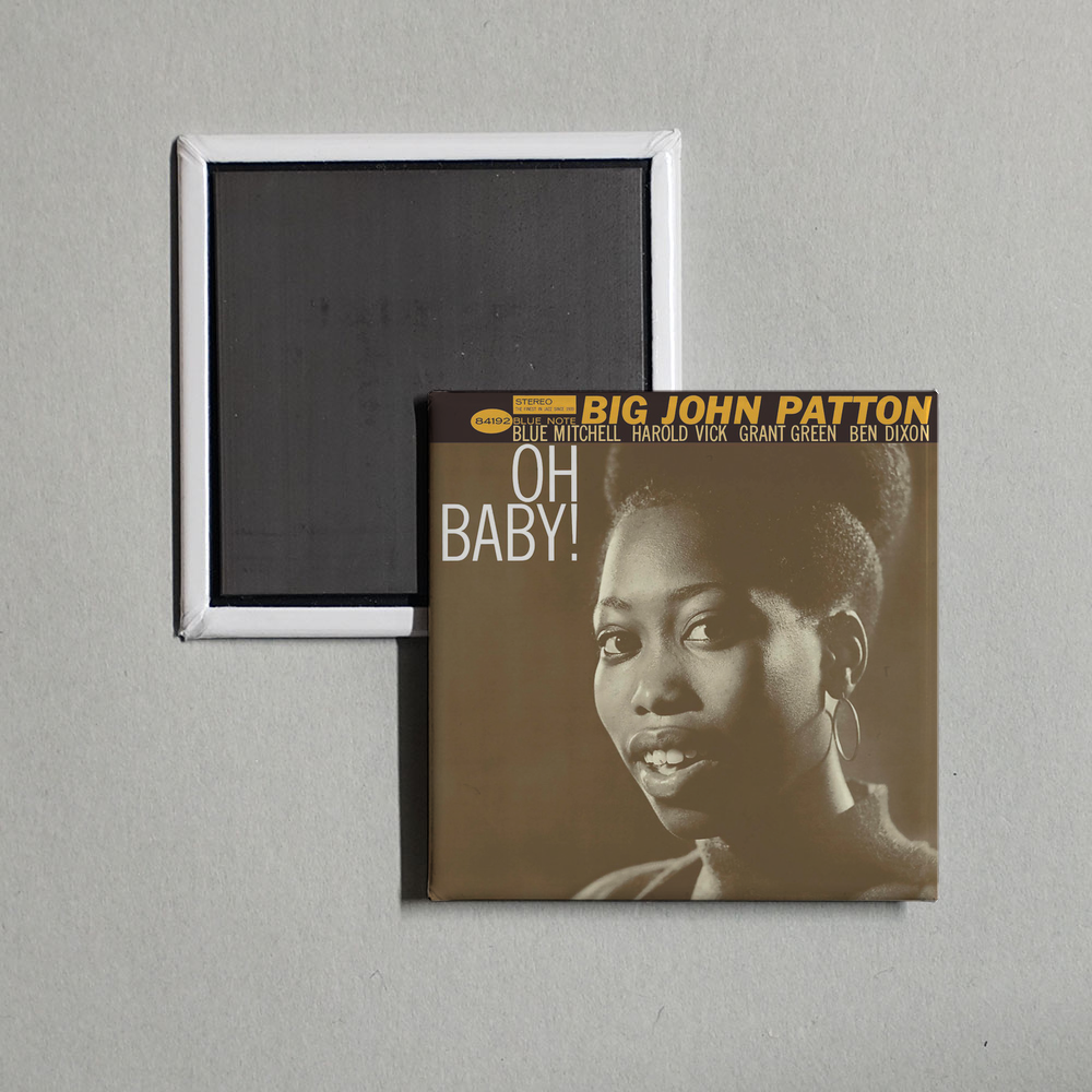 Big John Patton - Oh Baby! Album Cover Fridge Magnet