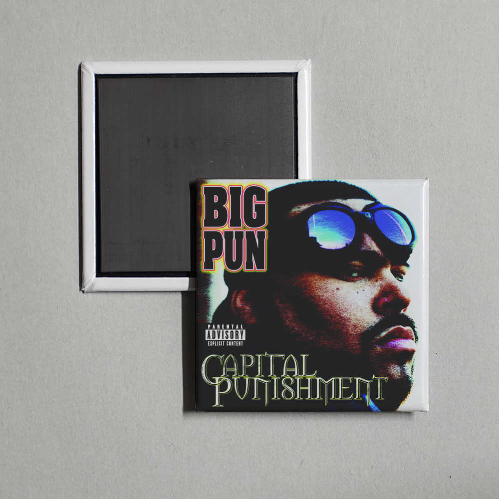 Big Pun - Capital Punishment Album Cover Fridge Magnet