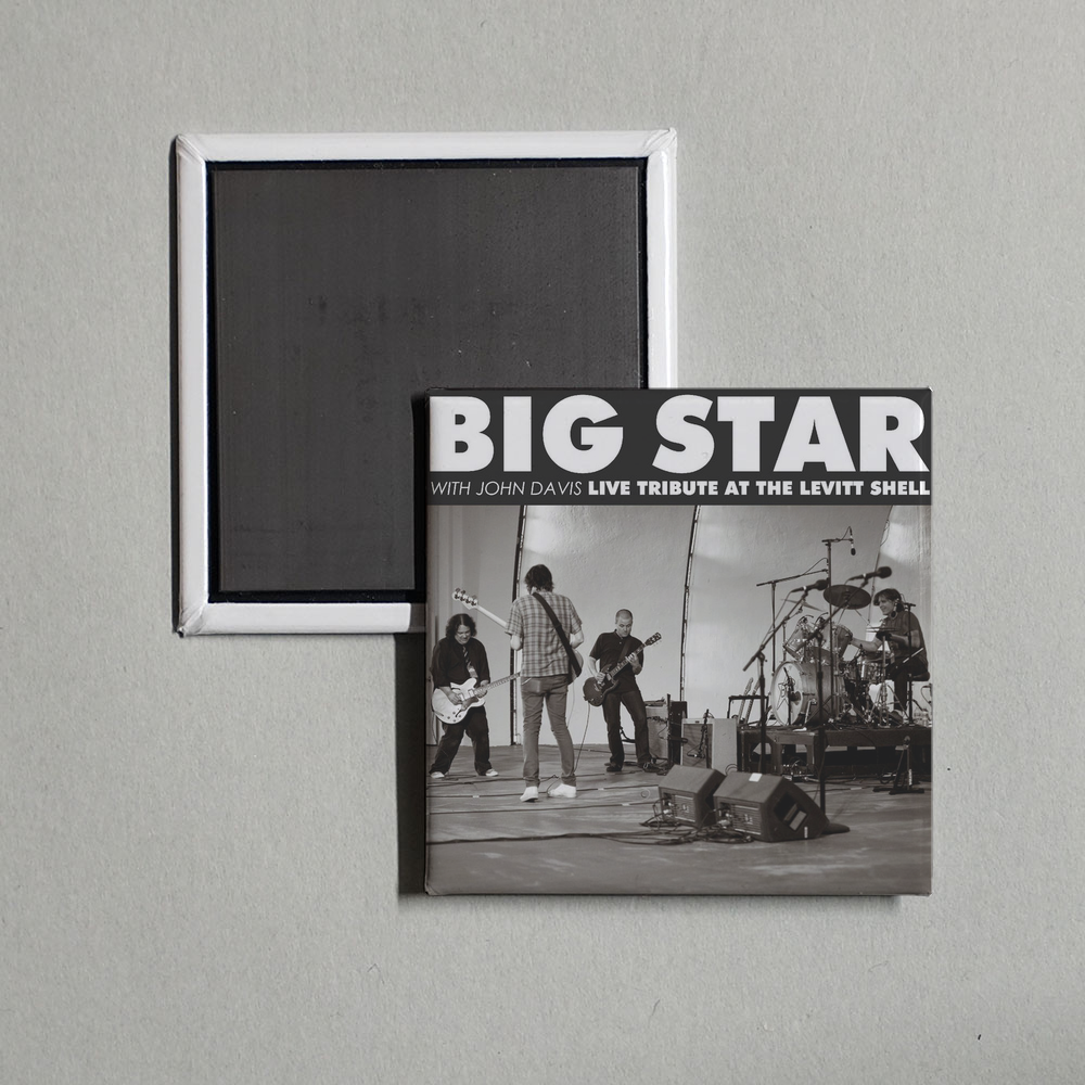 Big Star - Live Tribute At The Levitt Shell (with John Davis) - EP Album Cover Fridge Magnet