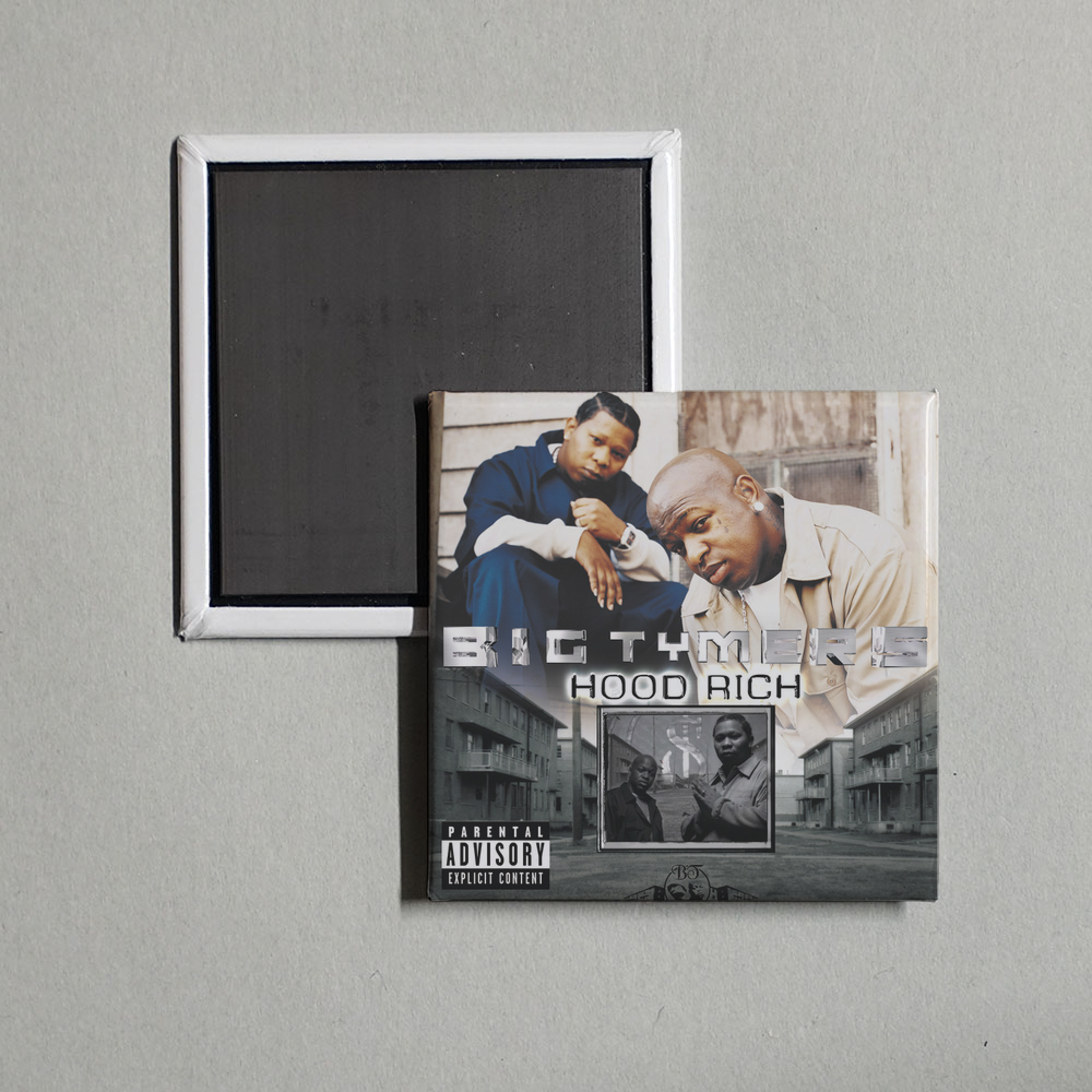Big Tymers - Hood Rich Album Cover Fridge Magnet
