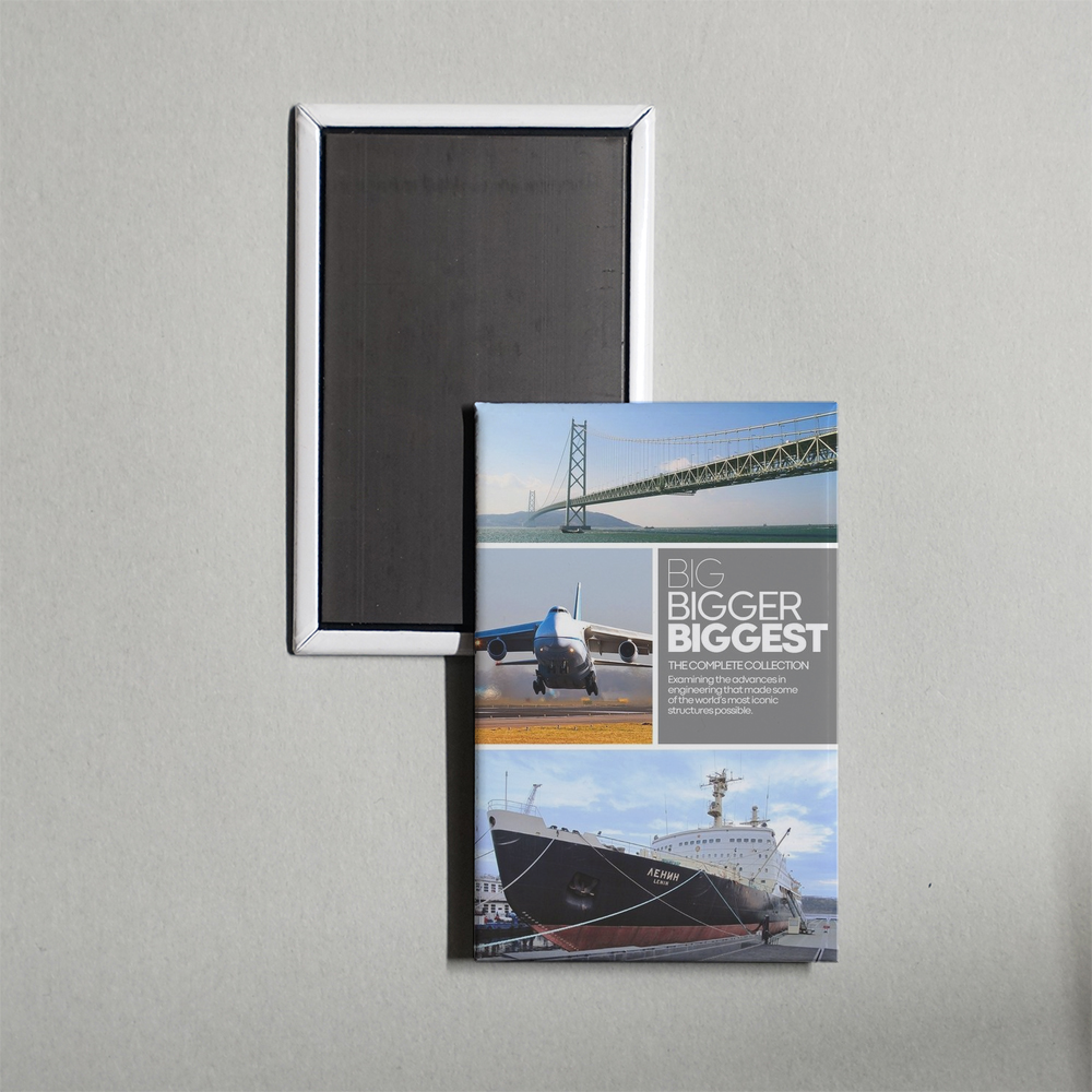 Big, Bigger, Biggest TV Show Fridge Magnet