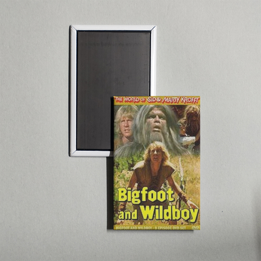 Bigfoot and Wildboy TV Show Fridge Magnet