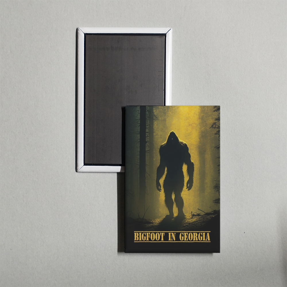 Bigfoot in Georgia Mini Movie Fridge Magnet
