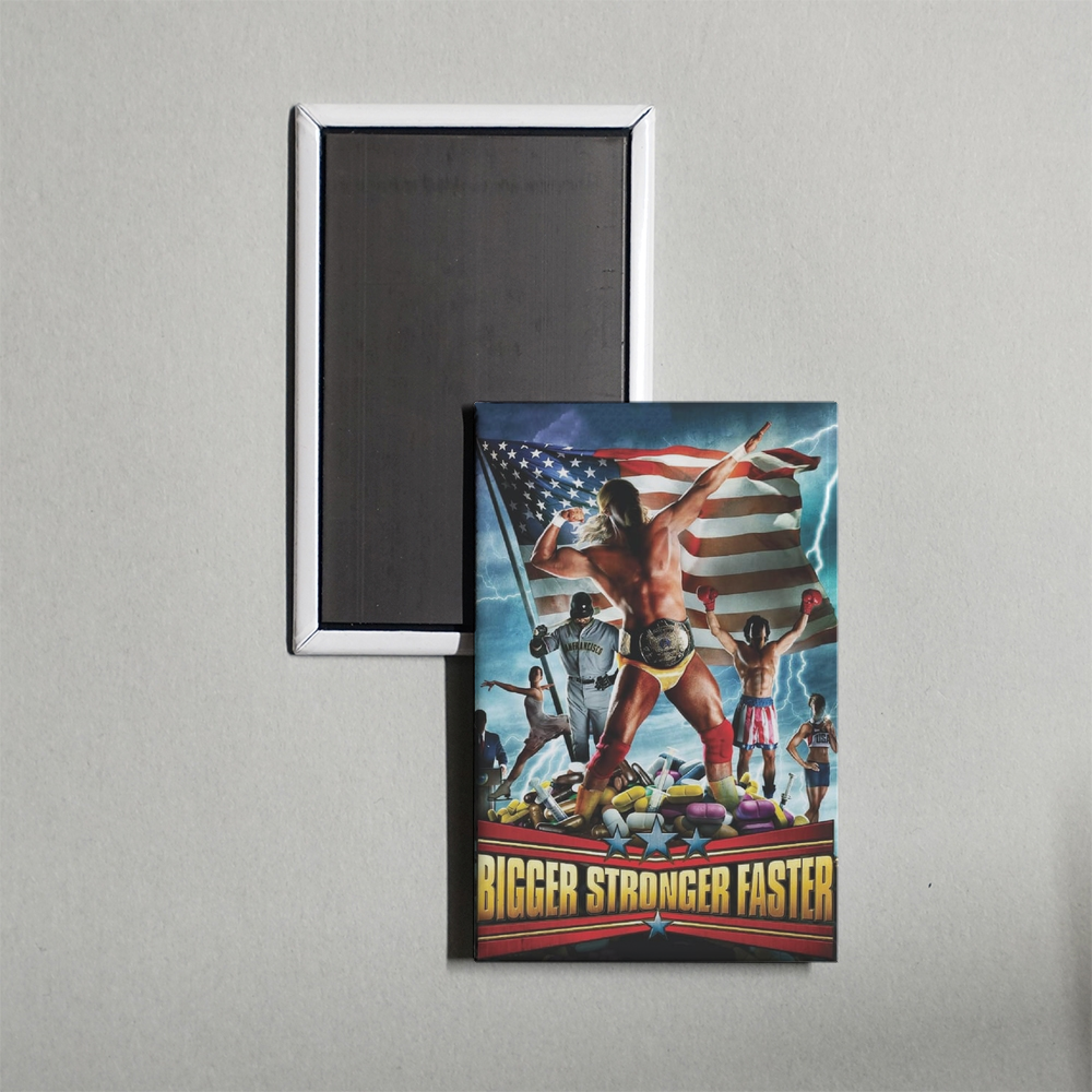 Bigger Stronger Faster Mini Movie Fridge Magnet
