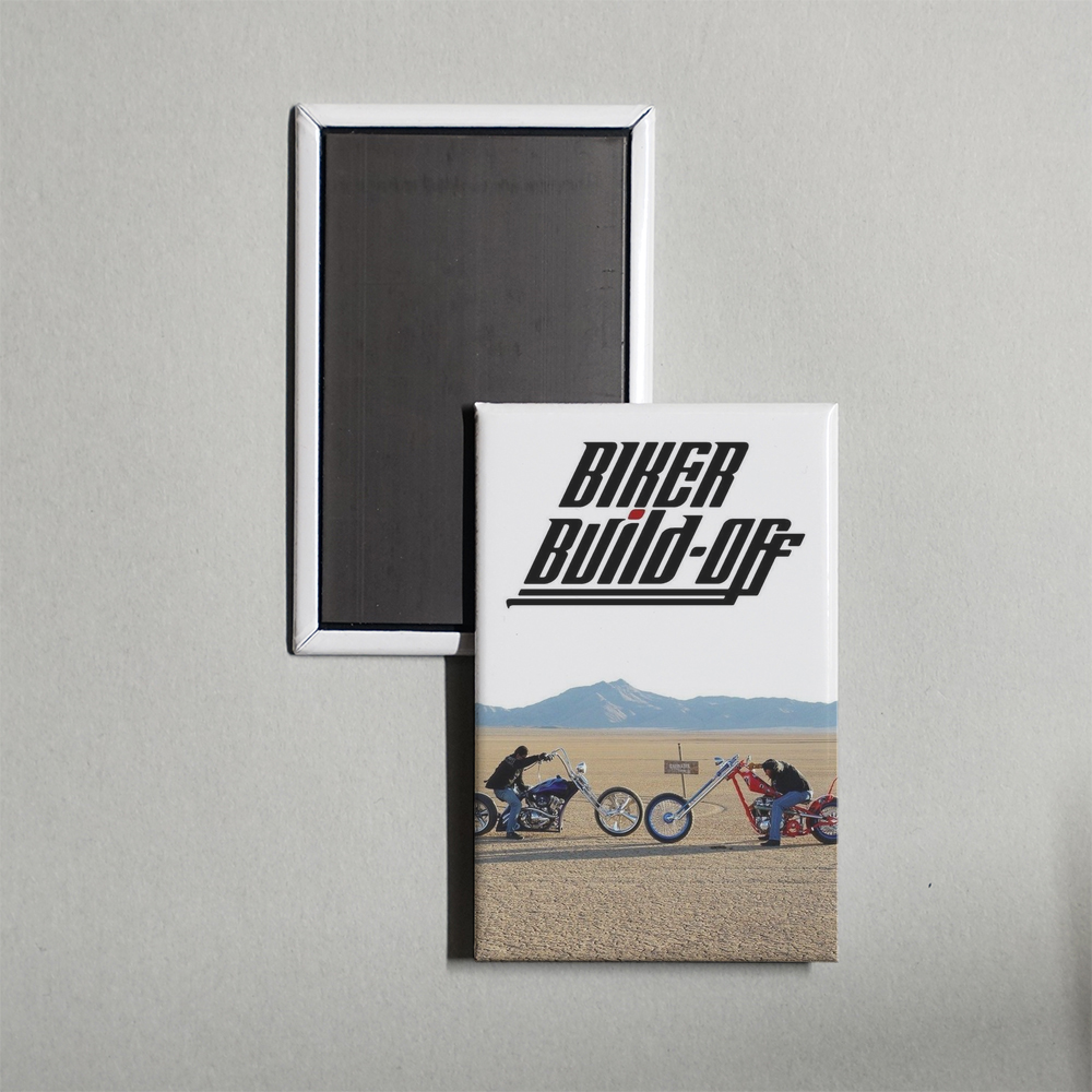 Biker Build-Off TV Show Fridge Magnet