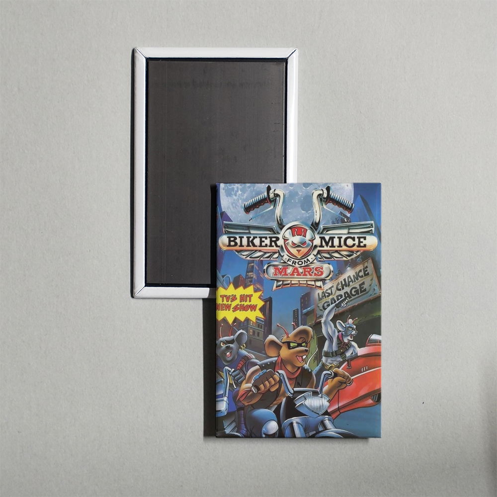 Biker Mice from Mars TV Show Fridge Magnet