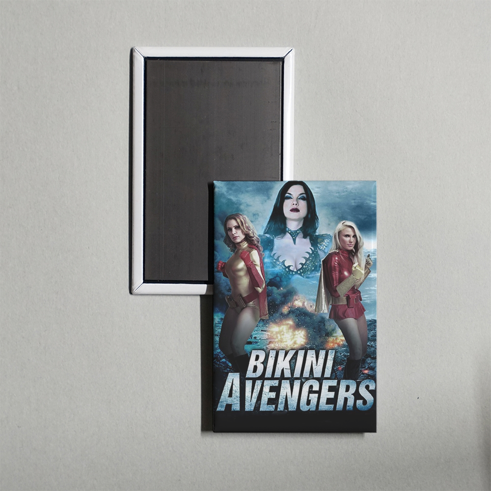 Bikini Avengers Mini Movie Fridge Magnet