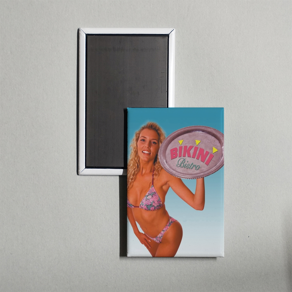 Bikini Bistro Mini Movie Fridge Magnet