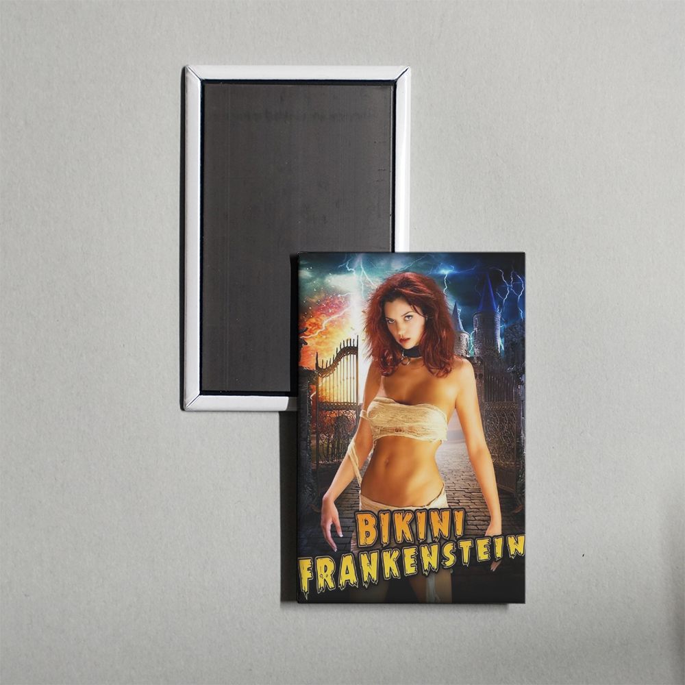 Bikini Frankenstein Mini Movie Fridge Magnet