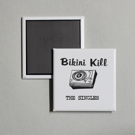 Bikini Kill - The Singles Album Cover Fridge Magnet