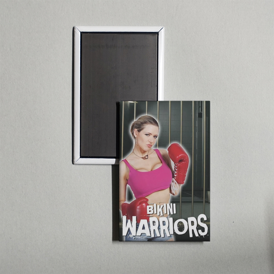 Bikini Warriors Mini Movie Fridge Magnet