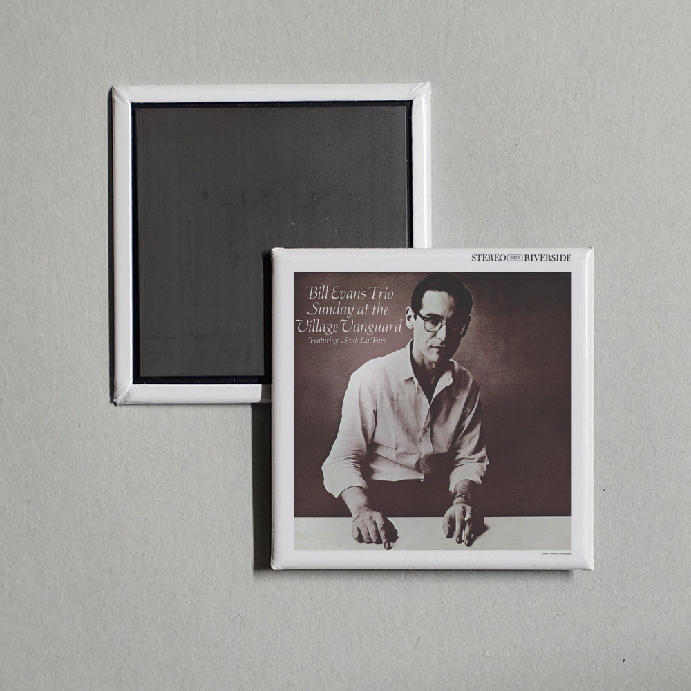 Bill Evans Trio - Sunday At The Village Vanguard [Keepnews Collection] Album Cover Fridge Magnet