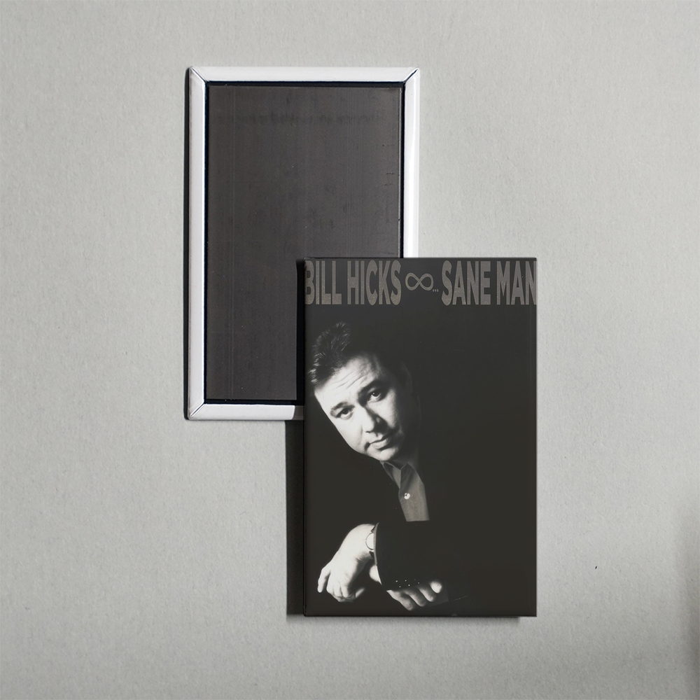 Bill Hicks Sane Man Mini Movie Fridge Magnet