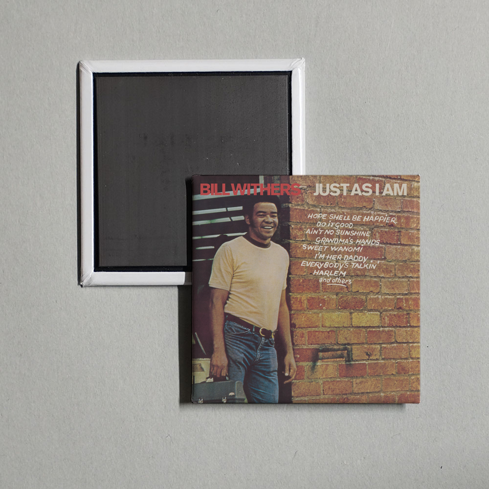 Bill Withers - Just As I Am Album Cover Fridge Magnet