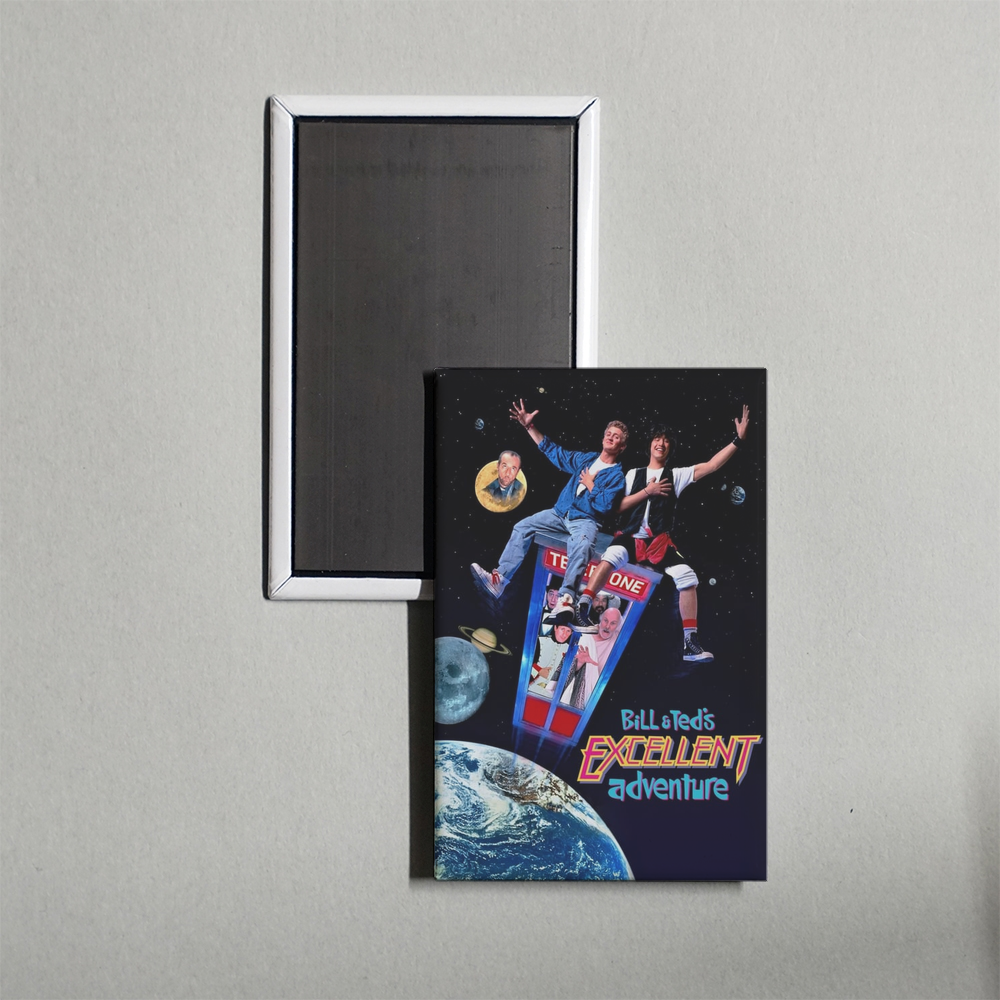 Bill & Ted's Excellent Adventure Mini Movie Fridge Magnet