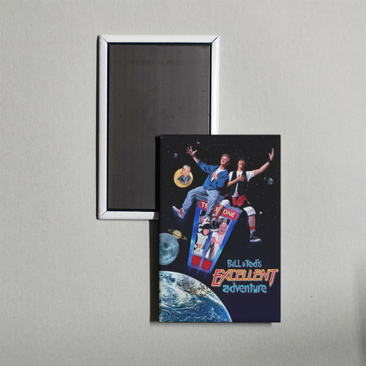 Bill & Ted's Excellent Adventure Mini Movie Fridge Magnet