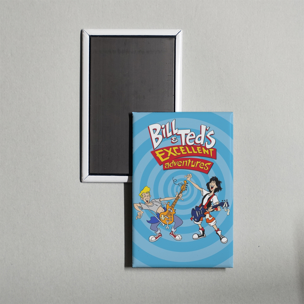 Bill & Ted's Excellent Adventures TV Show Fridge Magnet
