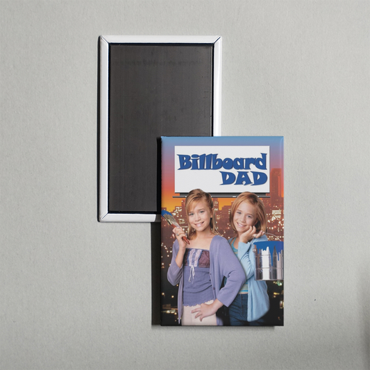 Billboard Dad Mini Movie Fridge Magnet