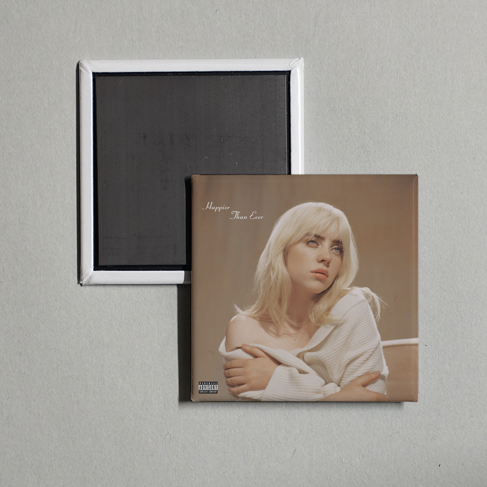 Billie Eilish - Happier Than Ever Album Cover Fridge Magnet