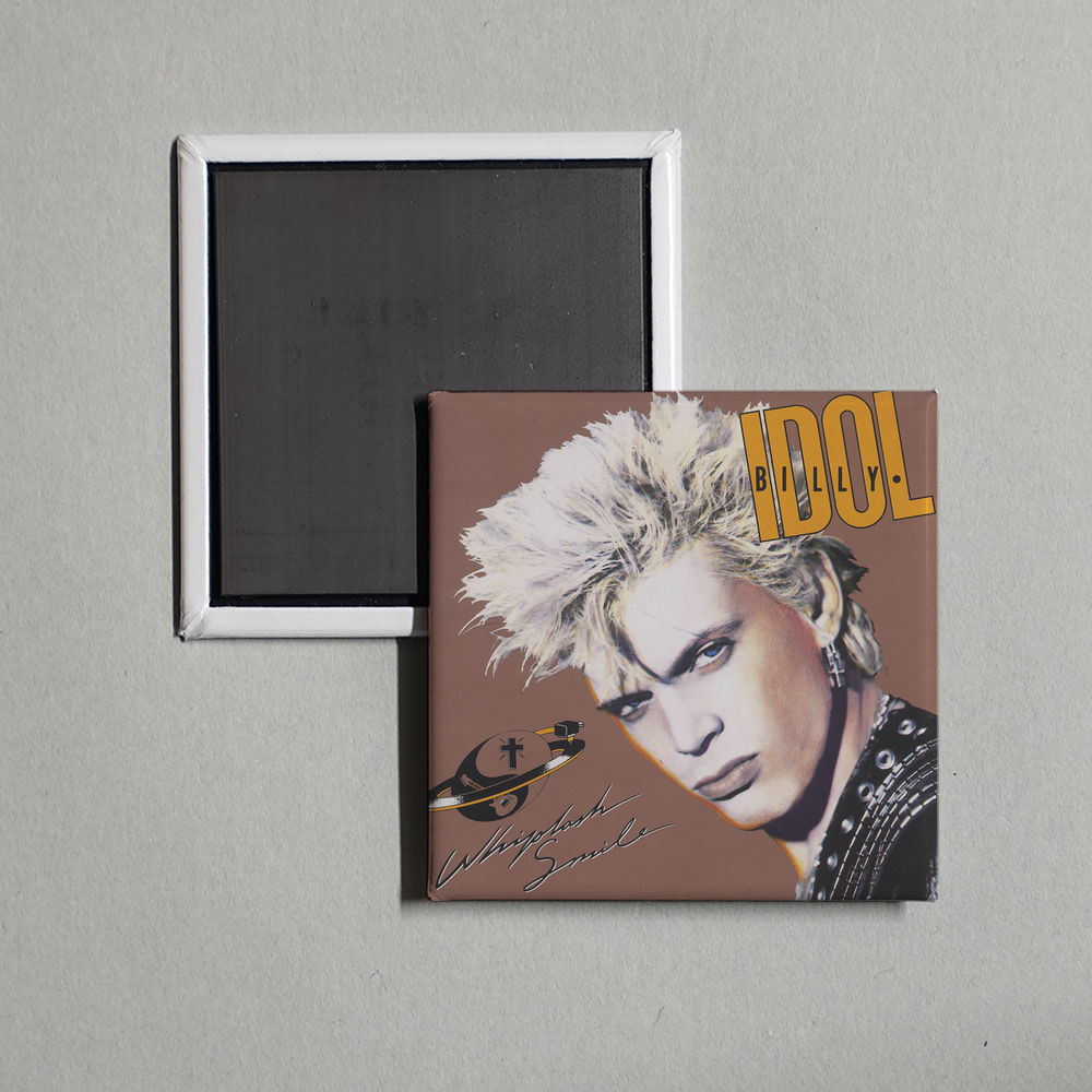 Billy Idol - Whiplash Smile Album Cover Fridge Magnet