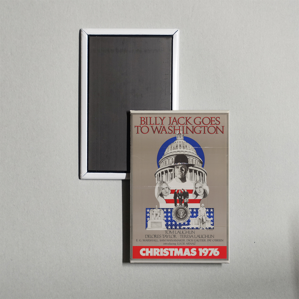Billy Jack Goes to Washington Mini Movie Fridge Magnet