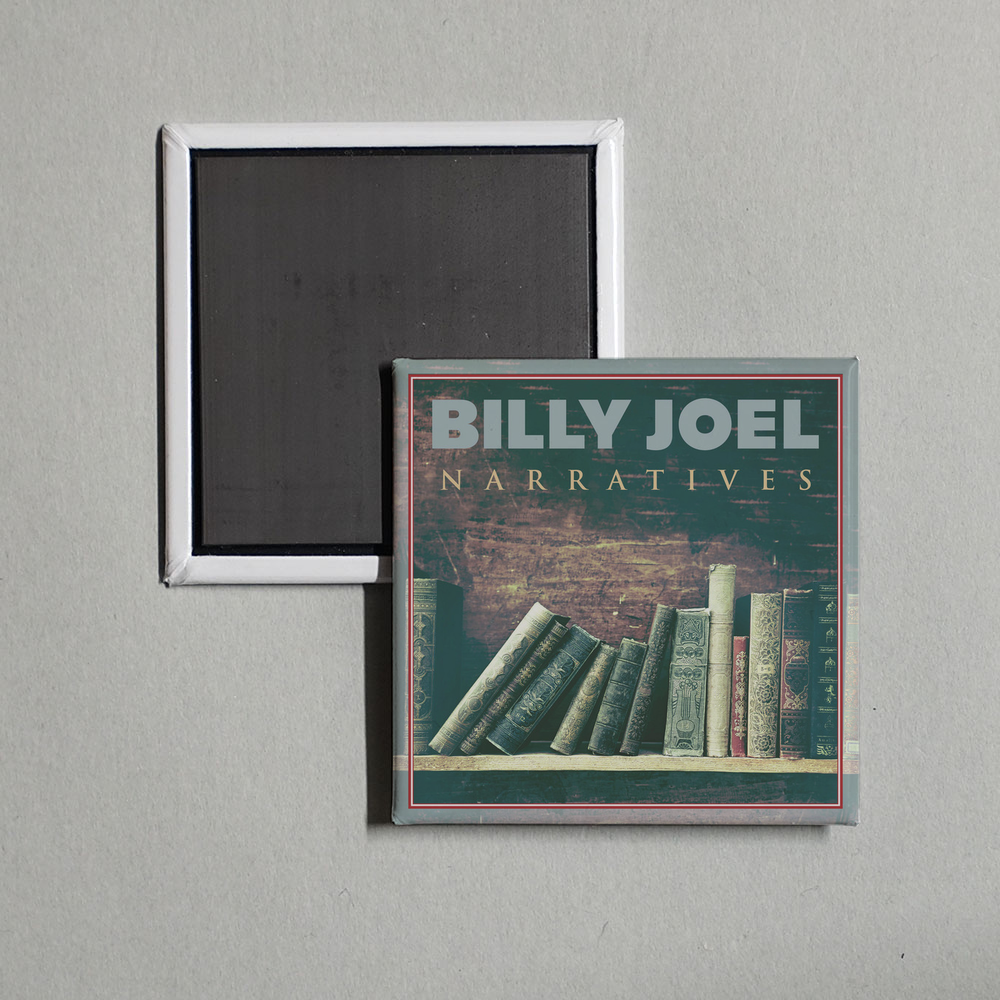 Billy Joel - Billy Joel - Narratives Album Cover Fridge Magnet