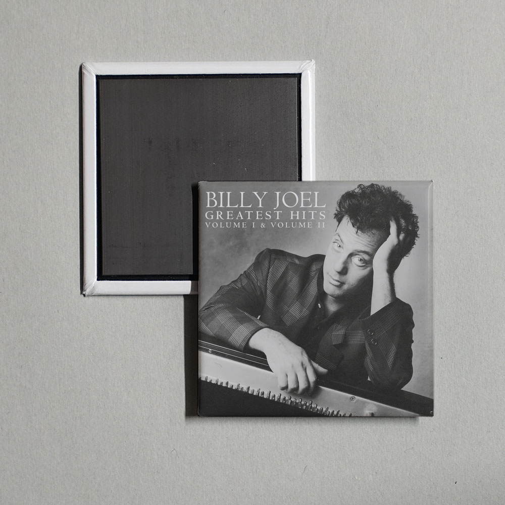 Billy Joel - Greatest Hits Volume I & Volume II Album Cover Fridge Magnet