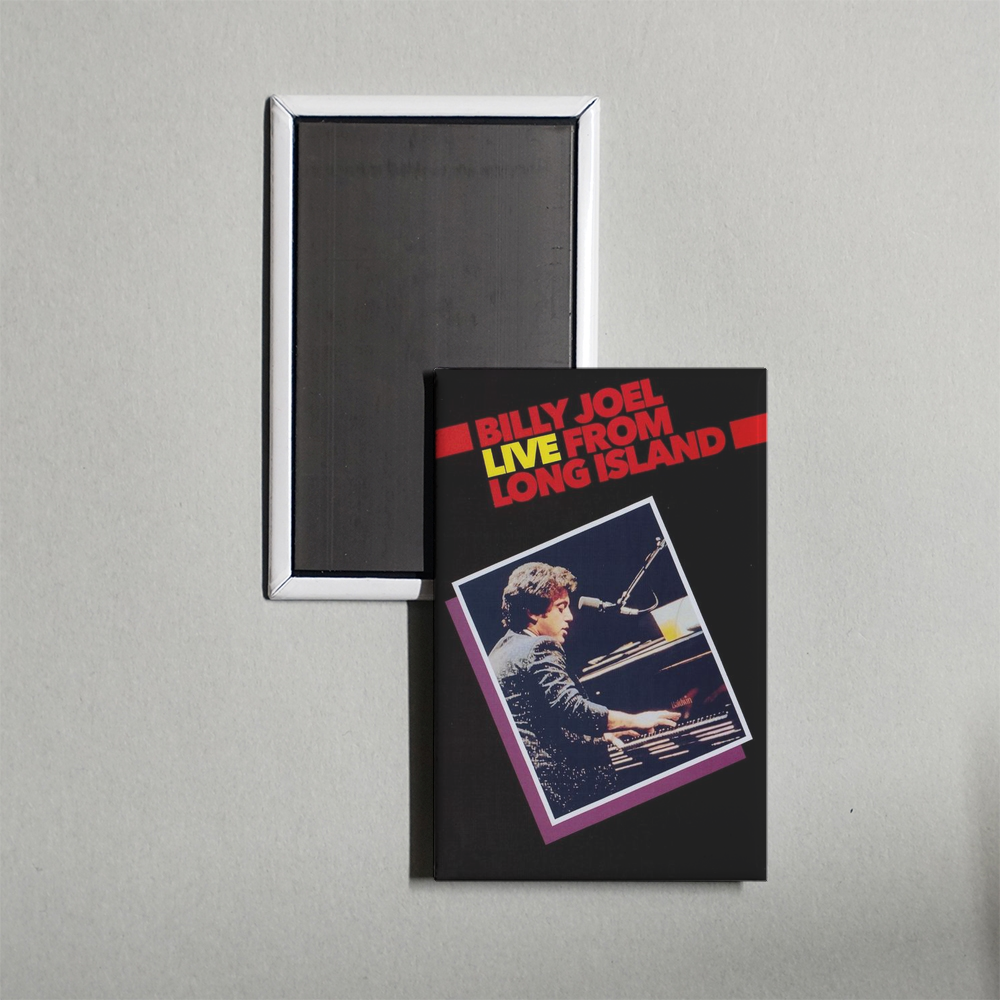 Billy Joel Live From Long Island Mini Movie Fridge Magnet