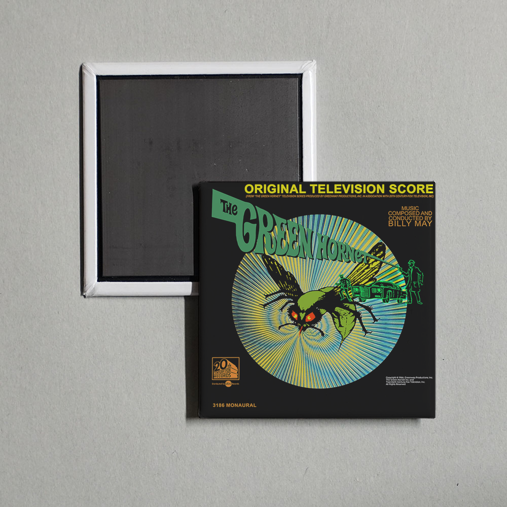 Billy May - The Green Hornet Album Cover Fridge Magnet