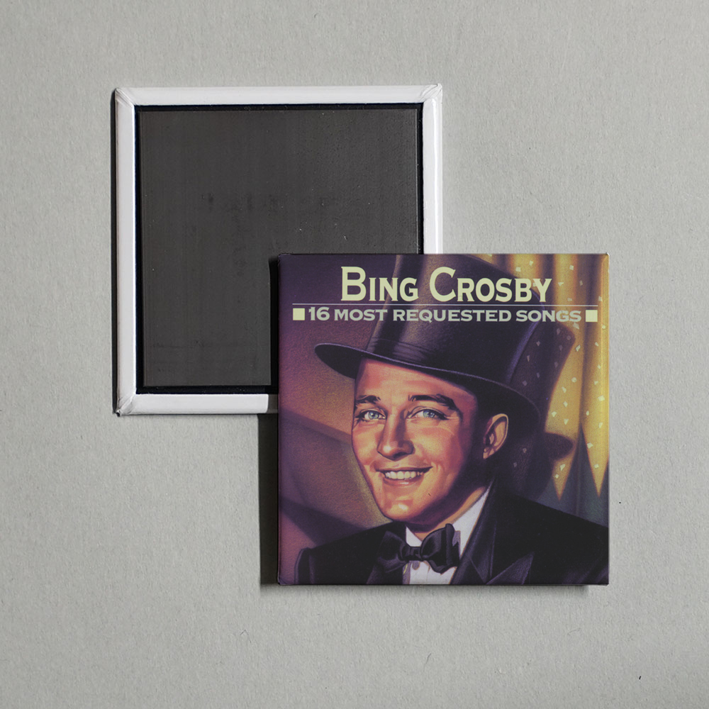 Bing Crosby - 16 Most Requested Songs Album Cover Fridge Magnet