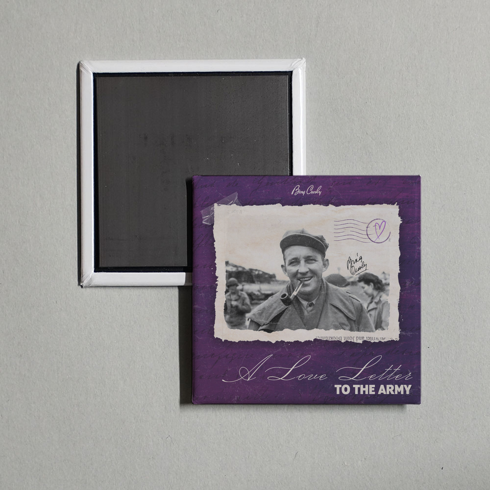 Bing Crosby - A Love Letter To The Army Album Cover Fridge Magnet
