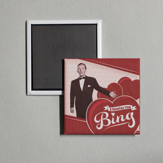 Bing Crosby - A Valentine From Bing Album Cover Fridge Magnet