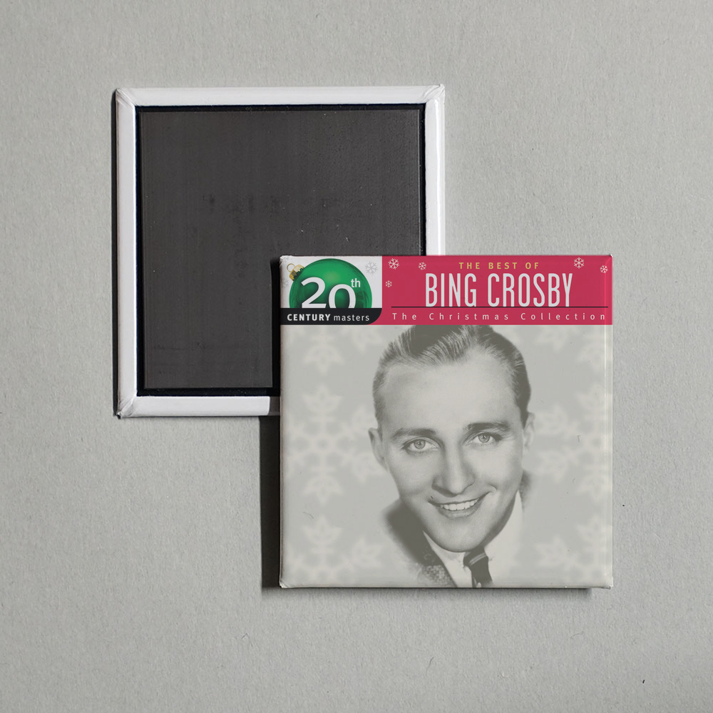 Bing Crosby - Best Of20th Century - Christmas Album Cover Fridge Magnet