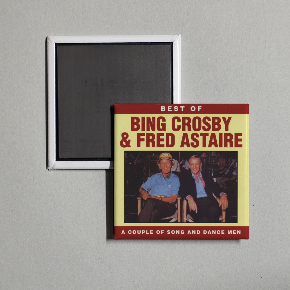 Bing Crosby - Best Of Bring Crosby & Fred Astaire Album Cover Fridge Magnet