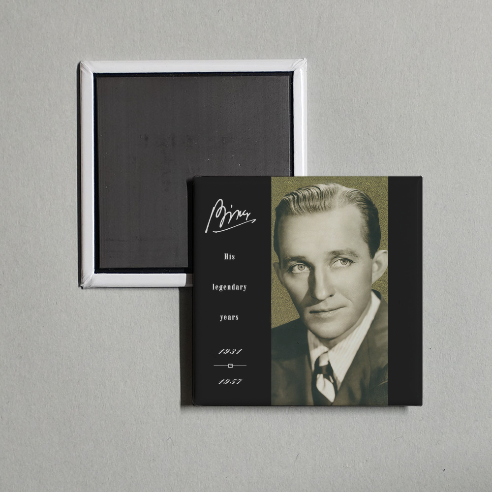 Bing Crosby - Bing-His Legendary Years 1931-1957 Album Cover Fridge Magnet