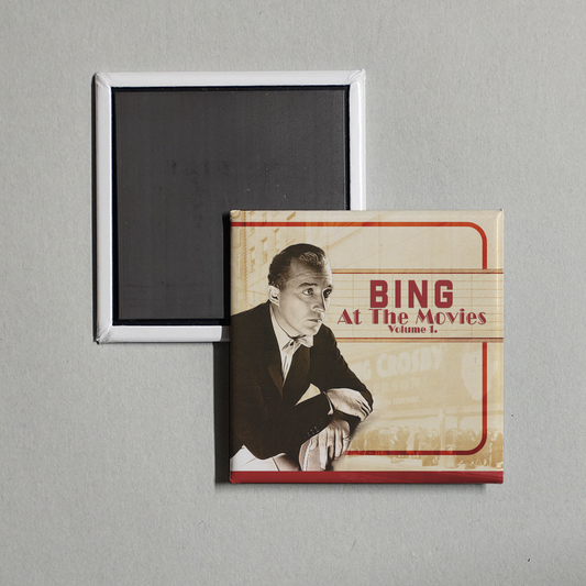 Bing Crosby - Bing At The Movies (Volume 1) [Vol. 1] Album Cover Fridge Magnet