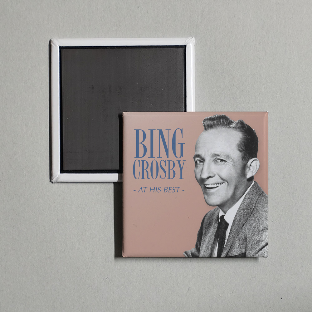 Bing Crosby - Bing Crosby - At His Best Album Cover Fridge Magnet