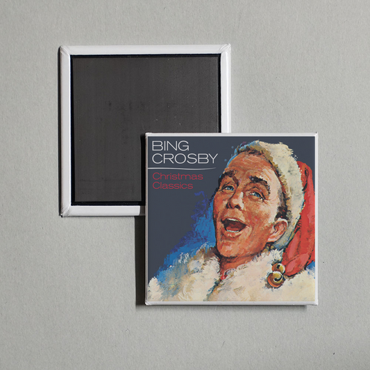 Bing Crosby - Bing Crosby - Christmas Classics Album Cover Fridge Magnet