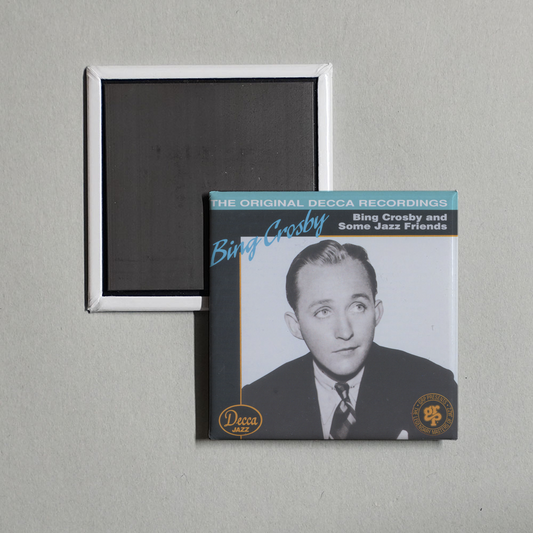 Bing Crosby - Bing Crosby And Some Jazz Friends Album Cover Fridge Magnet