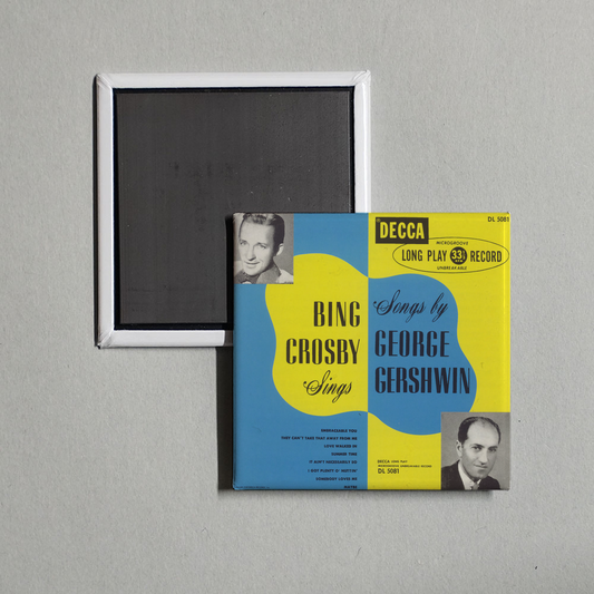 Bing Crosby - Bing Crosby Sings Songs By George Gershwin (Expanded Edition) Album Cover Fridge Magnet