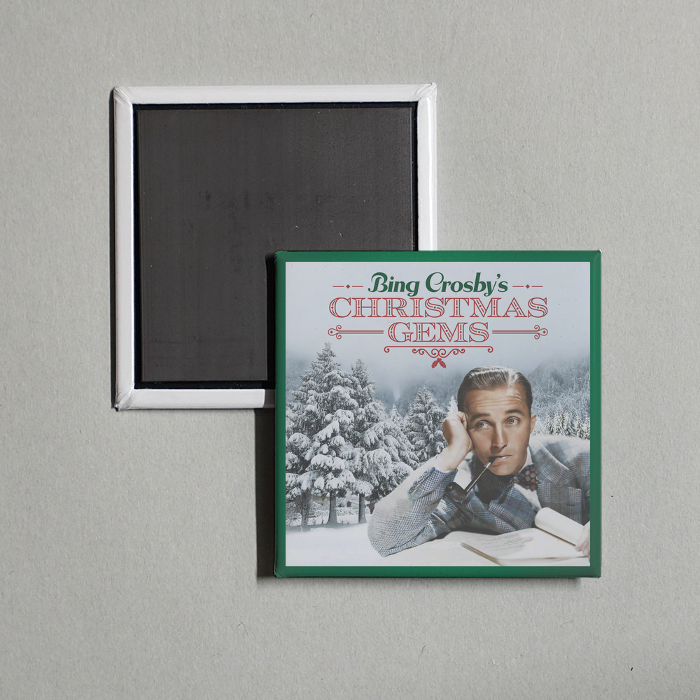 Bing Crosby - Bing Crosby's Christmas Gems Album Cover Fridge Magnet