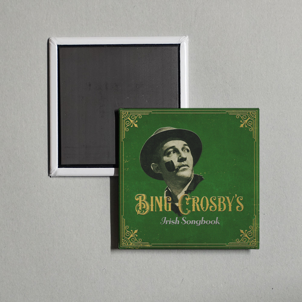 Bing Crosby - Bing Crosby's Irish Songbook Album Cover Fridge Magnet