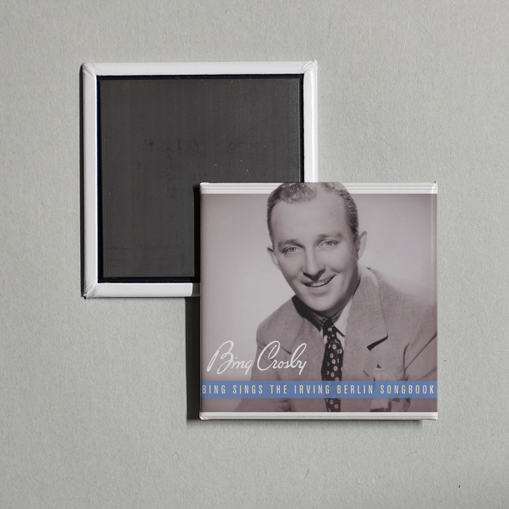 Bing Crosby - Bing Sings The Irving Berlin Songbook Album Cover Fridge Magnet