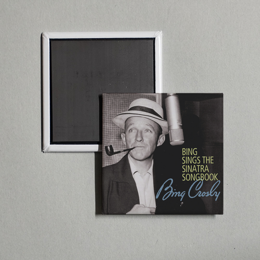 Bing Crosby - Bing Sings The Sinatra Songbook Album Cover Fridge Magnet